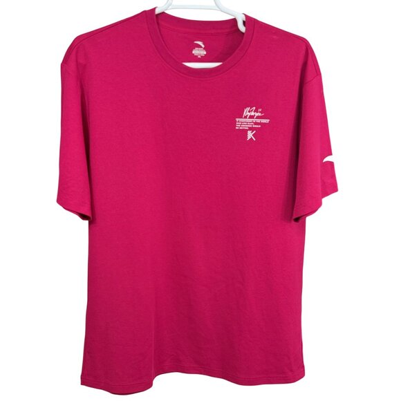Anta Klay Thompson Graphic T-Shirt Mens 5XL Pink Rocco Basketball Bulldog Print - Picture 1 of 6